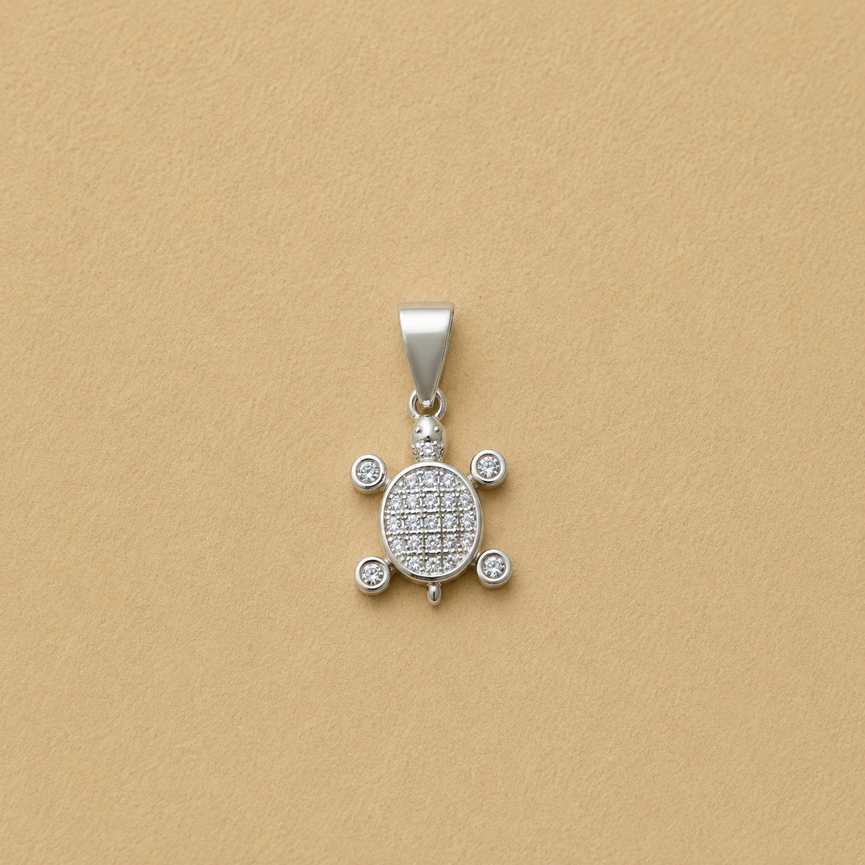 Dije Tortuga con Microcircones