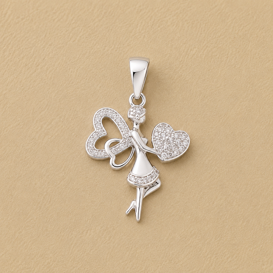 Dije Hada con Corazones y Microcircones
