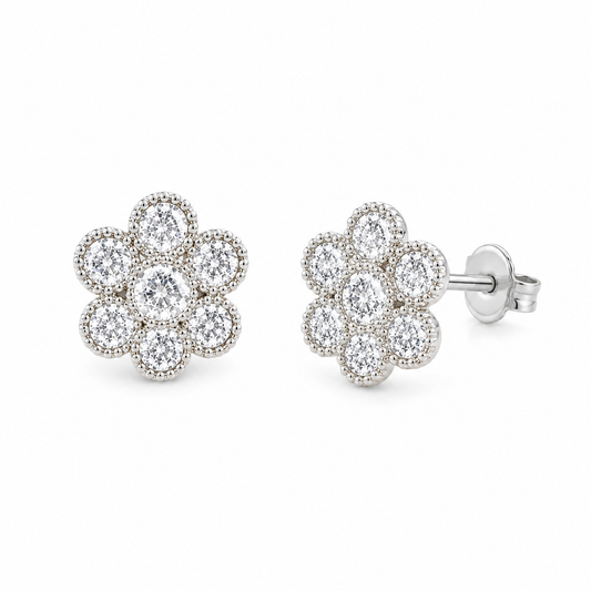 Aros Flor de Circones